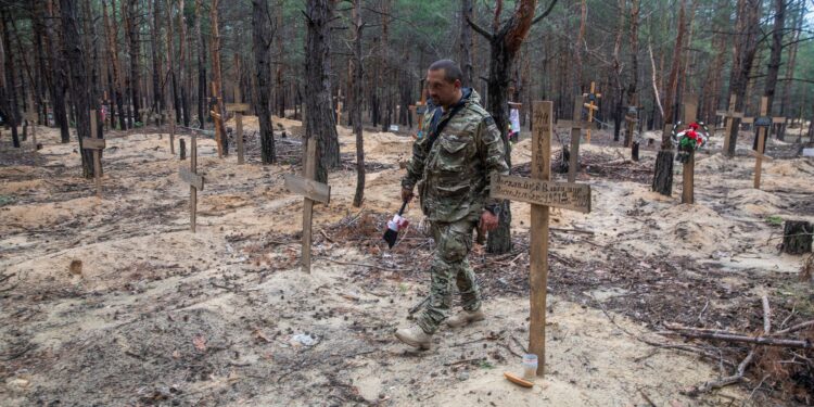 Hundreds Found In Mass Burial Site After Russians Leave Ukraine City